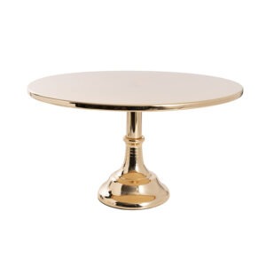 metal cake stand gold