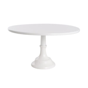 white cake stand
