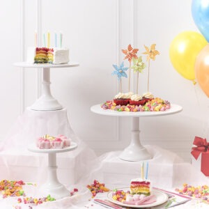 gloss white cake stand
