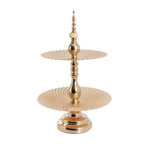 Gold Cupcake Stand 2 Tier