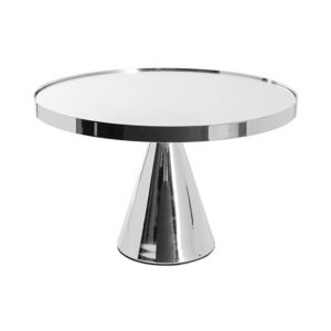 metal cake stand silver