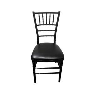 Black Tiffany Chair & Black Cushion