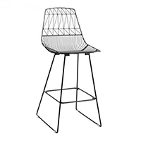 Black Wire Stool