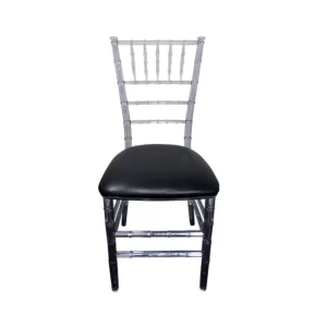 Black Tiffany Chair & Black Cushion