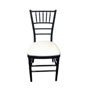 Black Tiffany Chair & whiteCushion