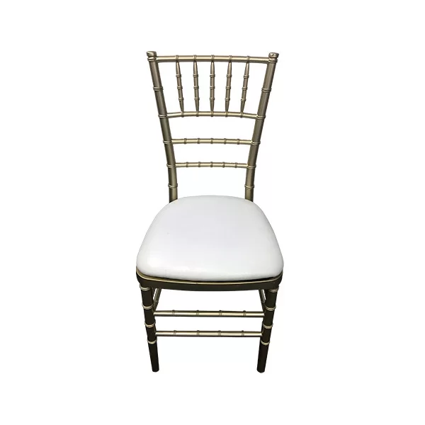 Black Tiffany Chair & white Cushion