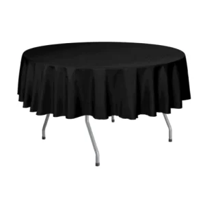 Black chair cover
