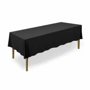 black table cloth
