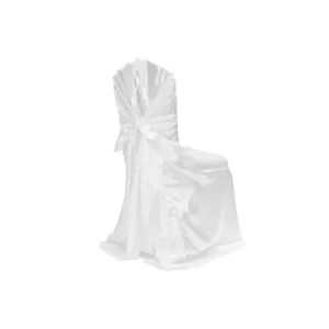 white chair cover