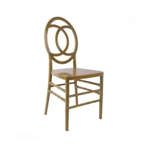 gold channel chair