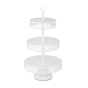 White 3-Tier Cupcake Stand