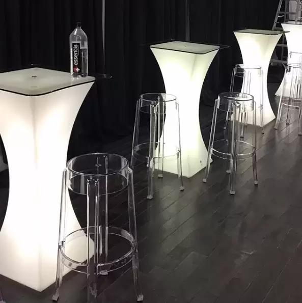 clear ghost stool
