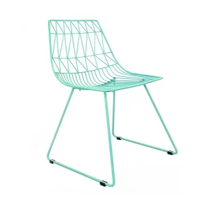 Turquoise Wire Chair And Turquoise Arrow Chair
